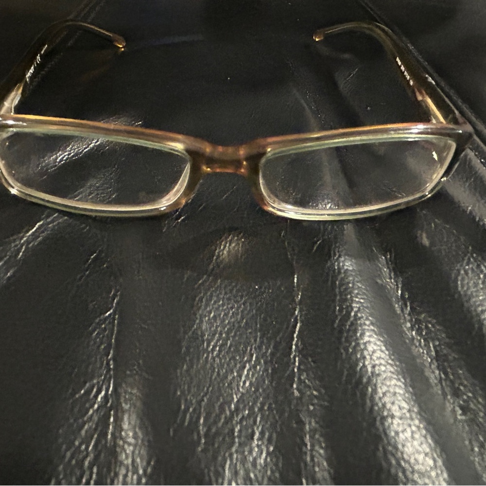 Dkny Transparent Rectangular Glasses Frame Only - image 2